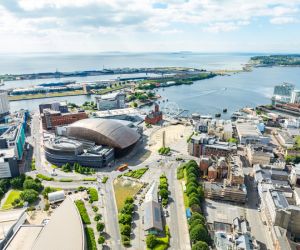 greatlittlebreaks - cardiff - aerial view